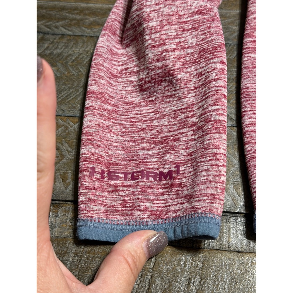 Under Armour Hoodie Kids Small Pink Pullover Preloved - Picture 4 of 9